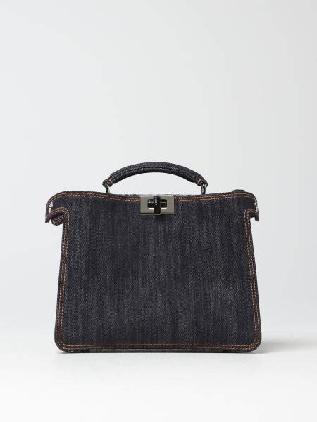 peekaboo handbag fendi sale|fendi denim peekaboo.